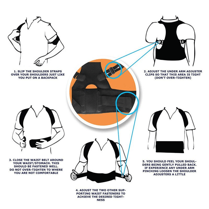 Posture Corrector Support Magnetic Back Shoulder