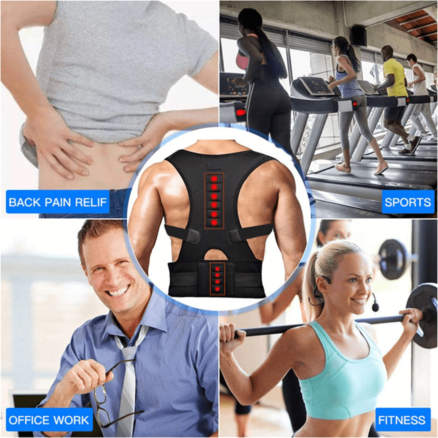 Posture Corrector Support Magnetic Back Shoulder