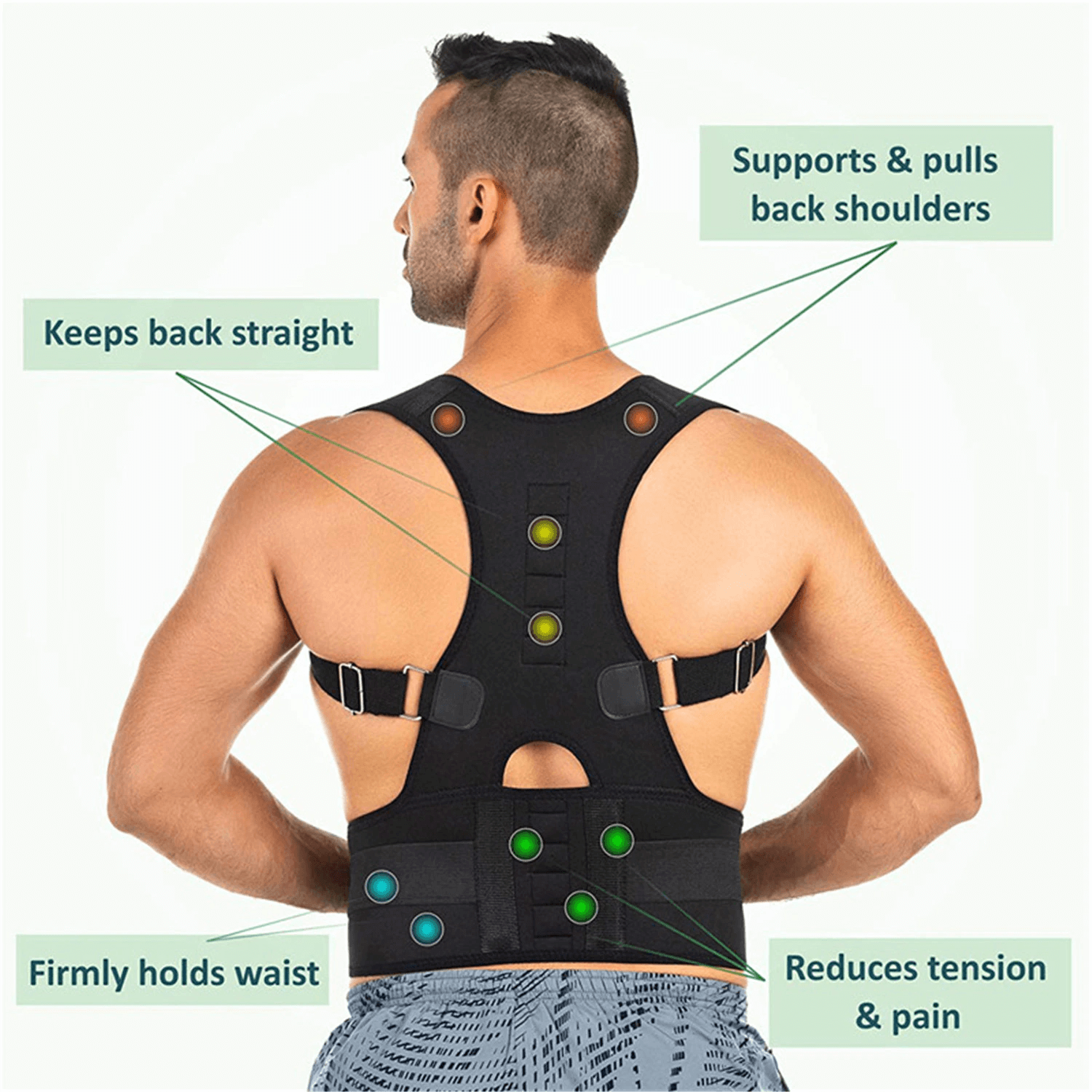 Posture Corrector Support Magnetic Back Shoulder